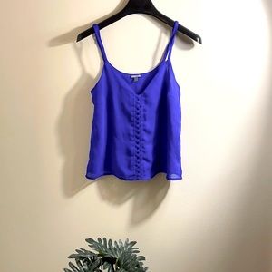 Blue tank top